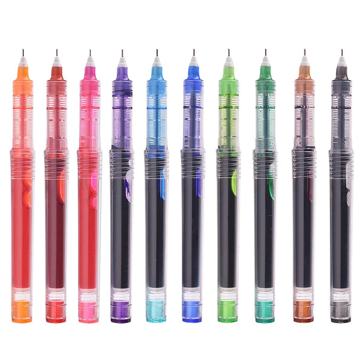 Bút Gel 0.5 mm - Snowhite T16 - Mực Xanh Lá