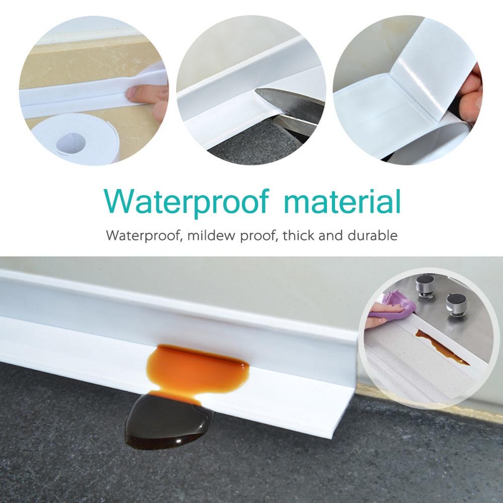 Băng Keo PVC Dán Viền Bếp Chống Dầu Mỡ Băng Dính Dán Mép Tường Chống Ẩm Mốc