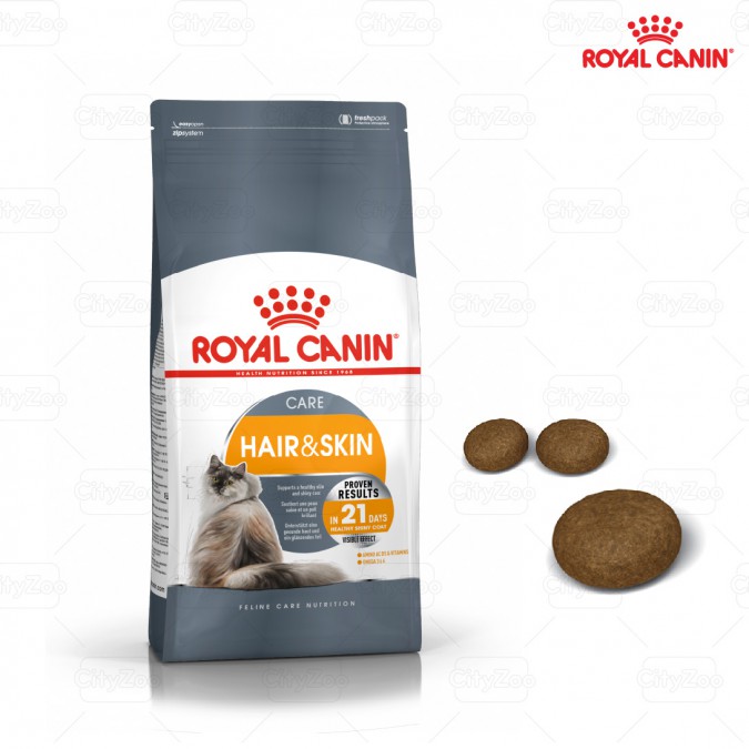 Thức ăn cho mèo ROYAL CANIN HAIR & SKIN – CHĂM SÓC DA VÀ LÔNG
