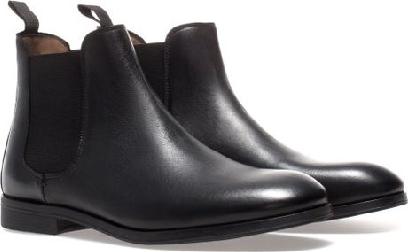 Giày Nam Chelsea Boot Cao Cổ Cao Câp UDANY - GCN08 - Da Bò Thật Trơn Xịn Không Nhăn Màu Đen