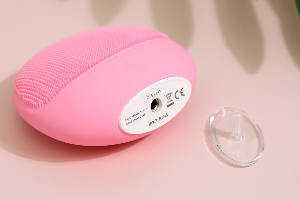 Máy rửa mặt và chăm sóc da nhạy cảm Halio Sensitive Baby Pink - Hàng chính hãng