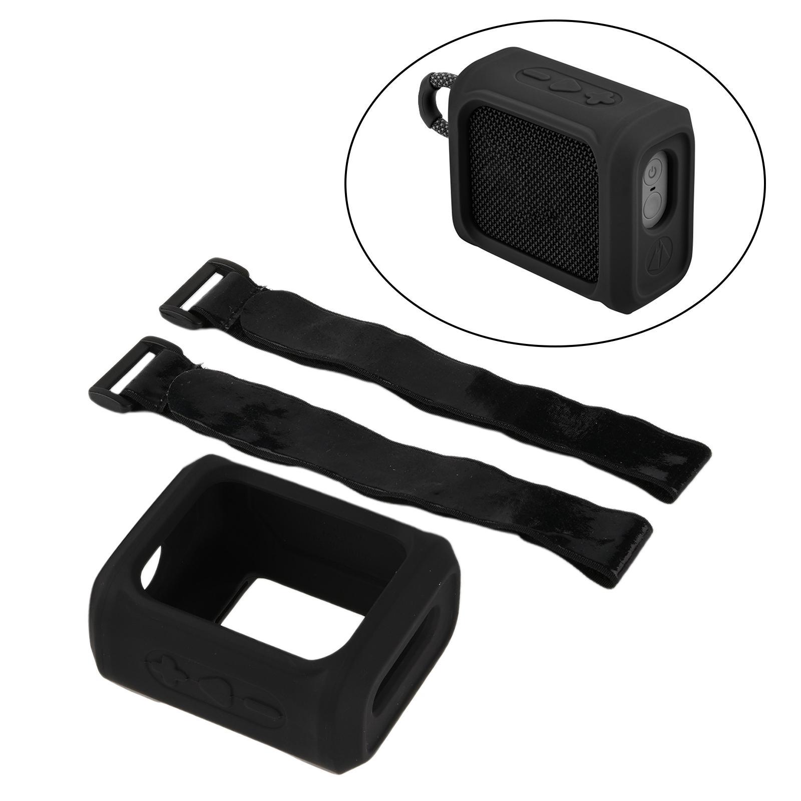 Silicone Travel Case Cover Protective Box For GO 3 Speaker Black