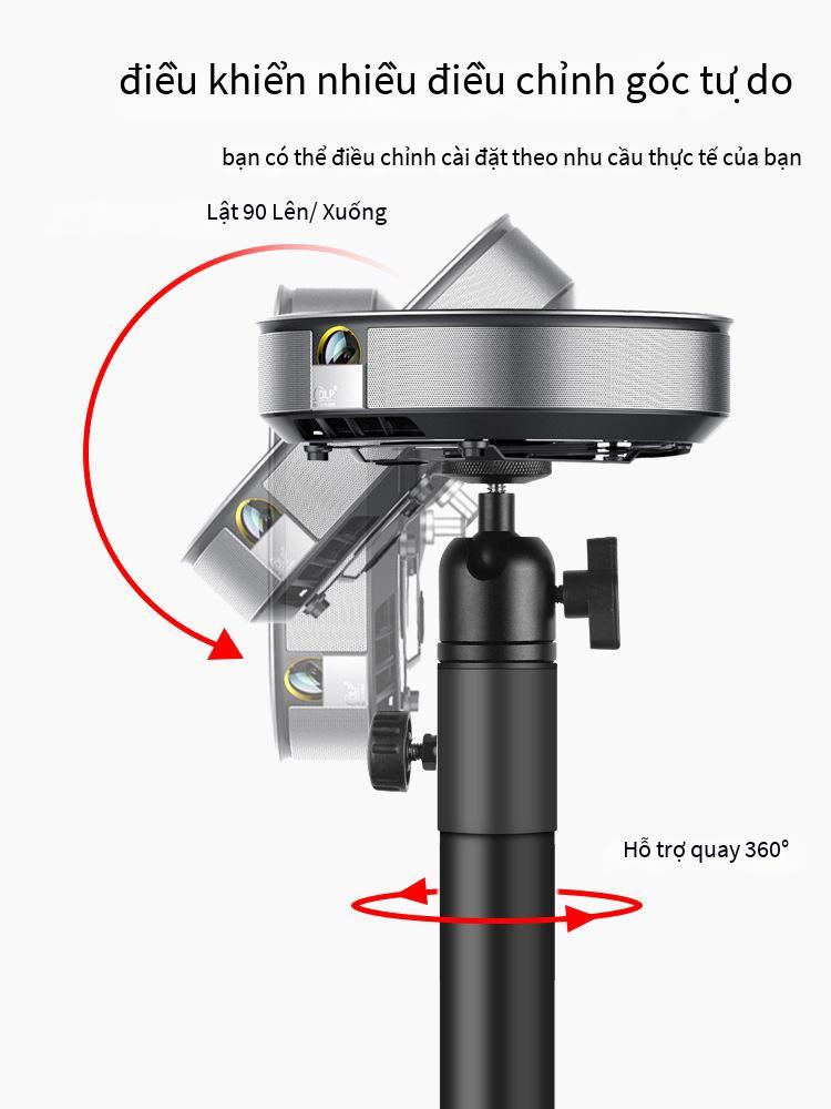 Đảm bảo chất lượng giá đỡ máy chiếu với khay giá đỡ có thể nâng lên chân máy thu nhỏ hỗ trợ mặt đất gói giá đỡ ẩn khung kính thiên văn