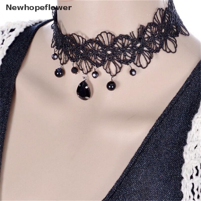 Vòng cổ choker ren phong cách gothic cổ điển xinh đẹp