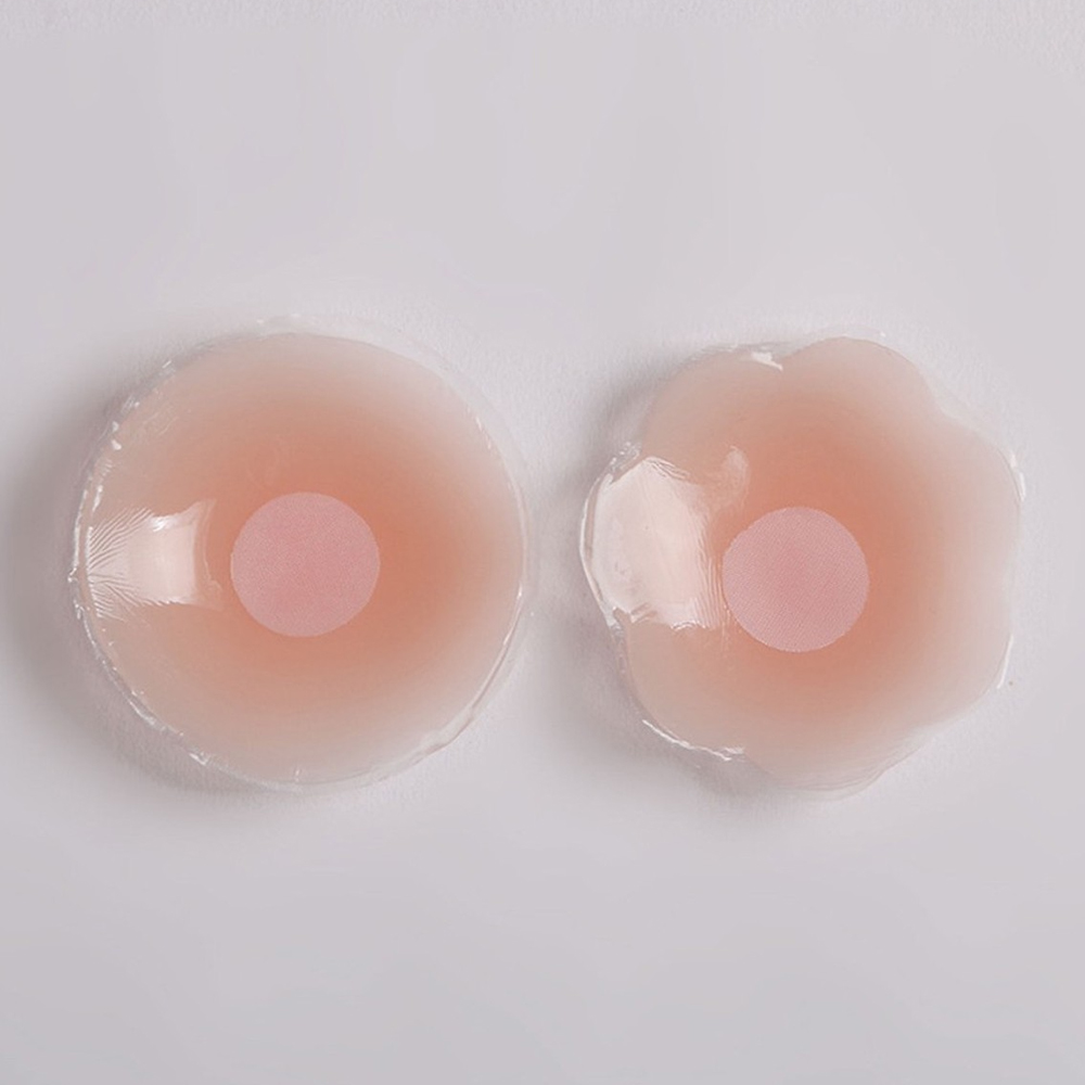 COMBO 10 Miếng Dán Ngực Hoa Mai Và 2 miếng dán ngực SILICONE dùng nhiều lần