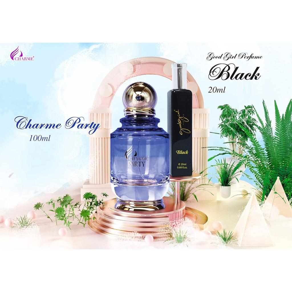 Nước hoa nữ thơm lâu, Charme Party, hương thơm quyến rũ, dành cho các buổi tiệc đêm, 100ml