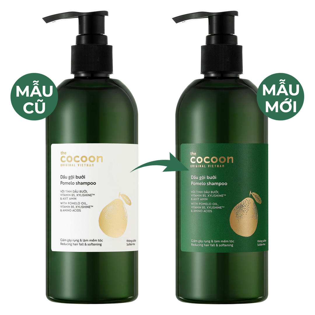 Dầu gội bưởi Cocoon giúp giảm gãy rụng và làm mềm tóc 310ml