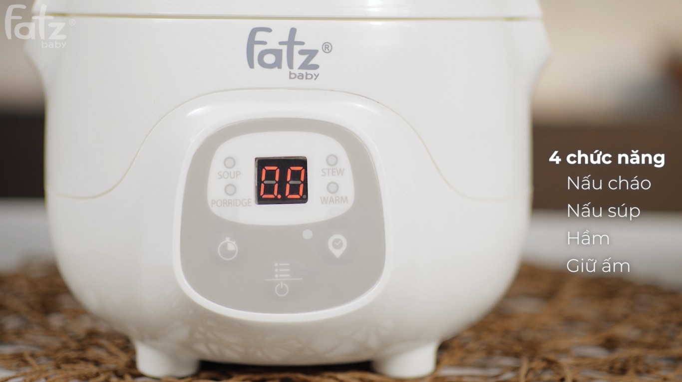 Nồi hầm cách thuỷ thông minh Fatzbaby 0.7L - STEW 1 - FB9107ZT