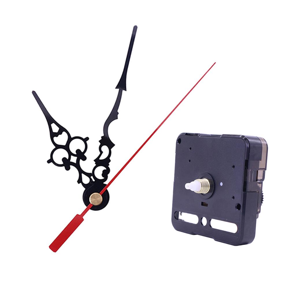 Wall Clock Quiet Clockwork, HR903 Quartz Clockwork, Whisper Quiet Clockwork with 3 Pointer Sets for Wall Clock