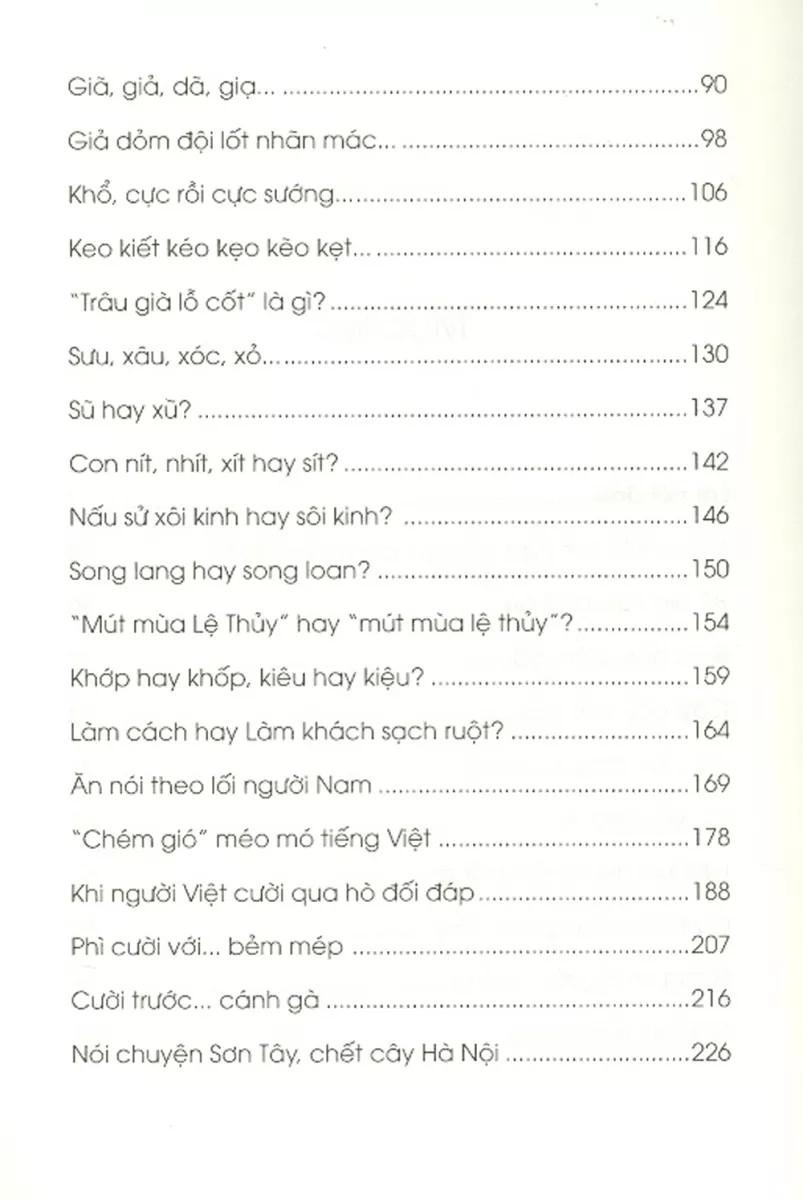 Văn Hóa Việt Nhìn Từ Tiếng Việt - Lưỡi Lươn Lẹo Lẹ Làng Lắt Léo