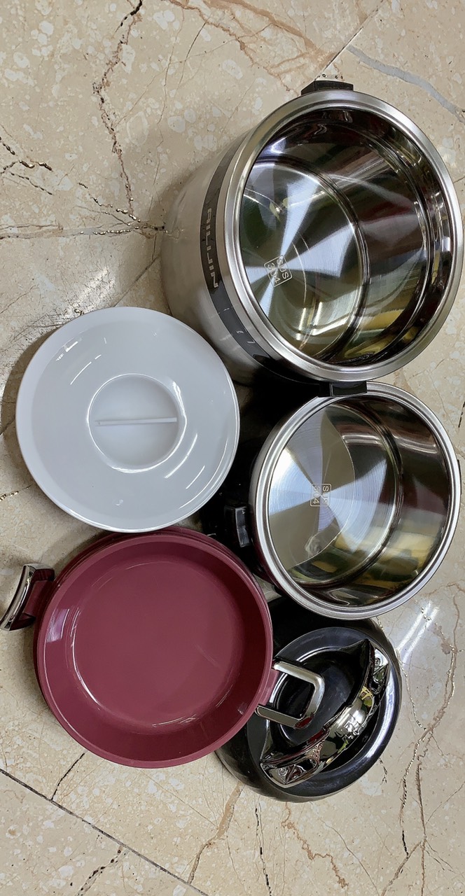 Càmen cao cấp inox dày 304 có 2 ngăn lớn và 2 ngăn nhỏ