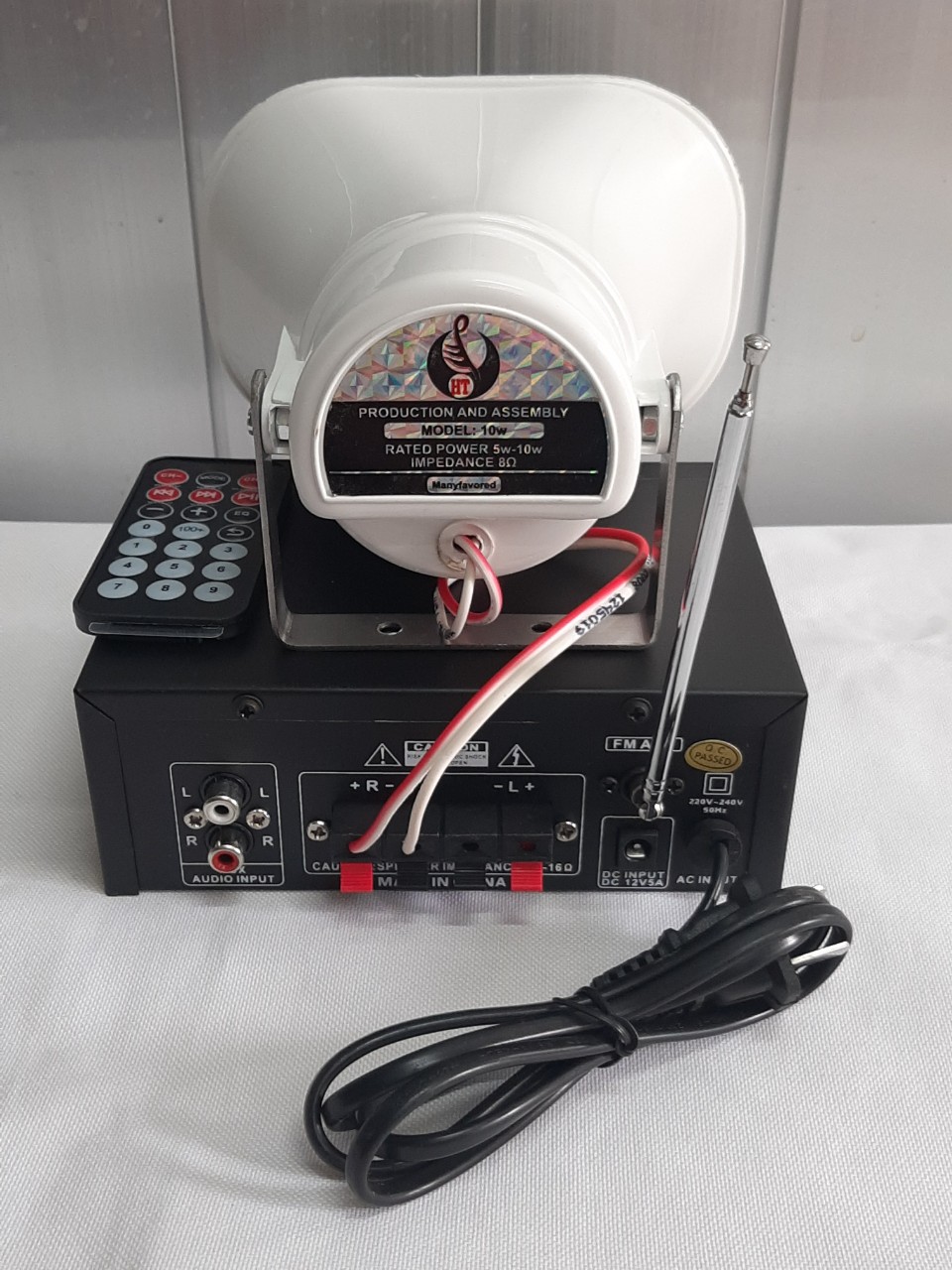 COMBO Loa và Ampli Rao Bán Hàng 12v