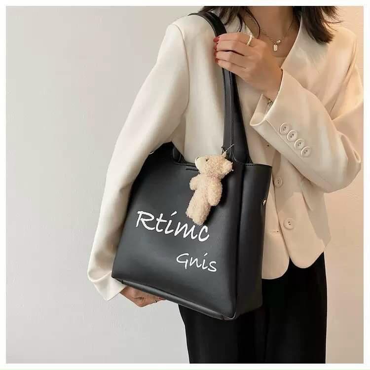 Túi tote đeo vai nữ giá rẻ đẹp đi chơi phong cách thời trang hàn quốc dễ thương cute DC382