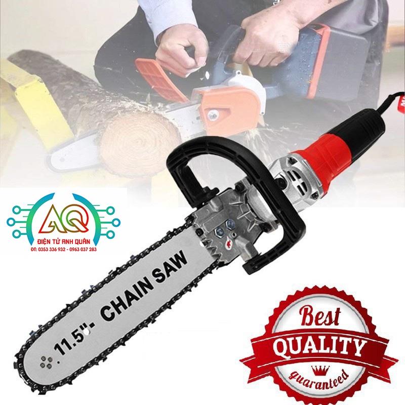 Lưỡi cưa xích gắn máy mài CHAINSAW tra dầu tự động