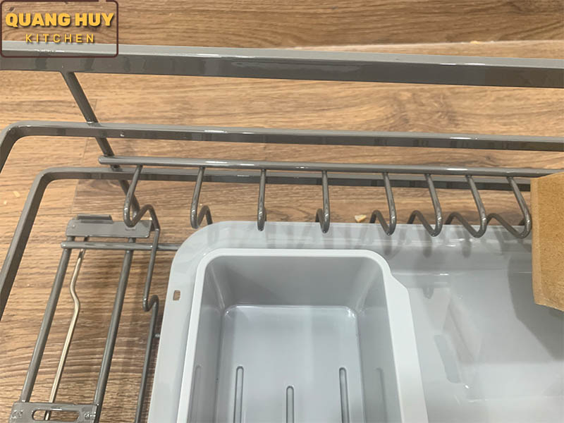 Giá bát đĩa tủ dưới inox sơn Nano bảo hành 10 năm không han gỉ thương hiệu Grob