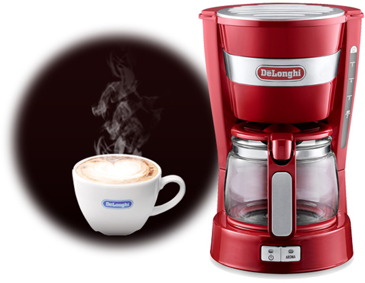 Máy Pha Cà Phê Delonghi ICM14011.R (0.65L) - Hàng Chính Hãng