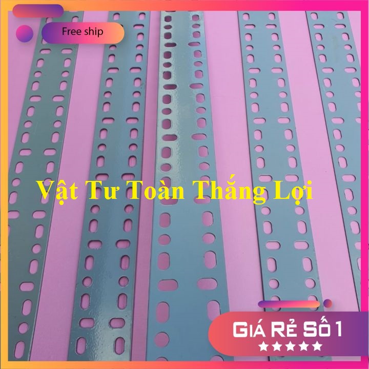 ( Cây 140_150_160cm ) Sắt LA Lỗ 6cm