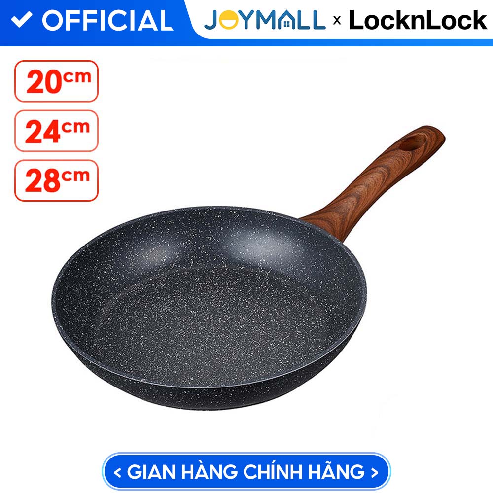 Chảo Nhôm Chống Dính Lock&Amp;Lock Baum Marble 1 Tay Cầm Lbu1283C 28Cm