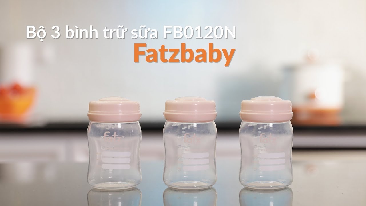 Bộ 3 Bình Đựng Trữ Sữa Fatz Baby Hàn Quốc (Xanh- Hồng) FB0120N - Dung Tích 150ml- Chất Liệu Nhựa Không BPA An Toàn Cho Bé