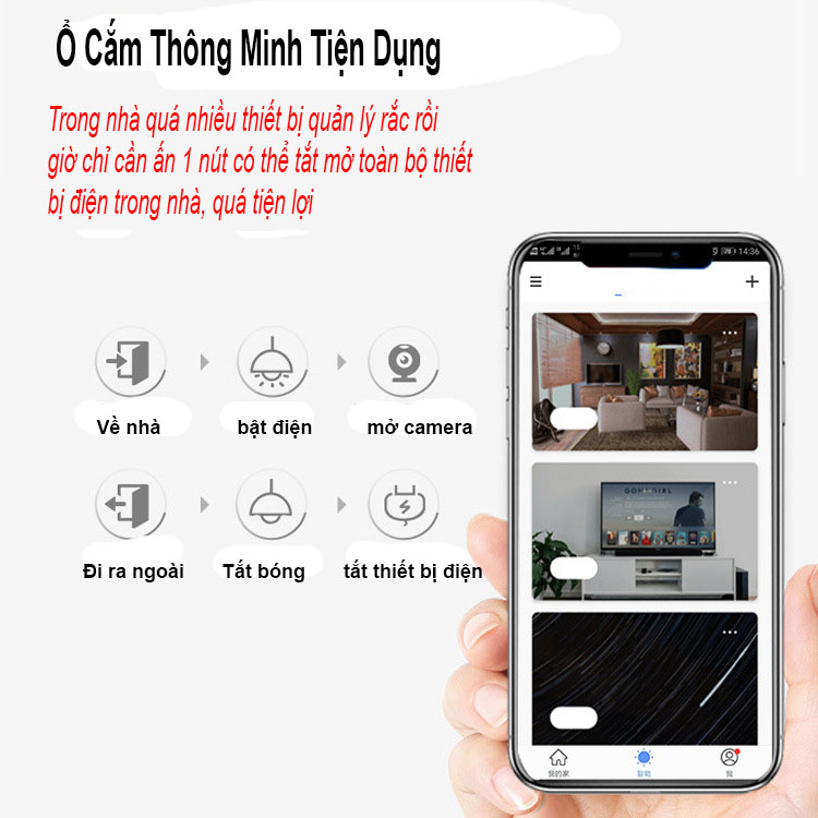 Ổ cắm không dây thông minh ANNCOE Smart Plug (Wifi) AC01 - Hàng Chính Hãng