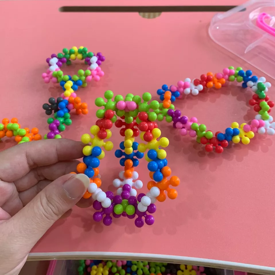 Đồ chơi lắp ráp mô hình hoa mai 3D kèm hướng dẫn cho bé rèn luyện trí thông minh trẻ em, quà tặng sinh nhật cho bé