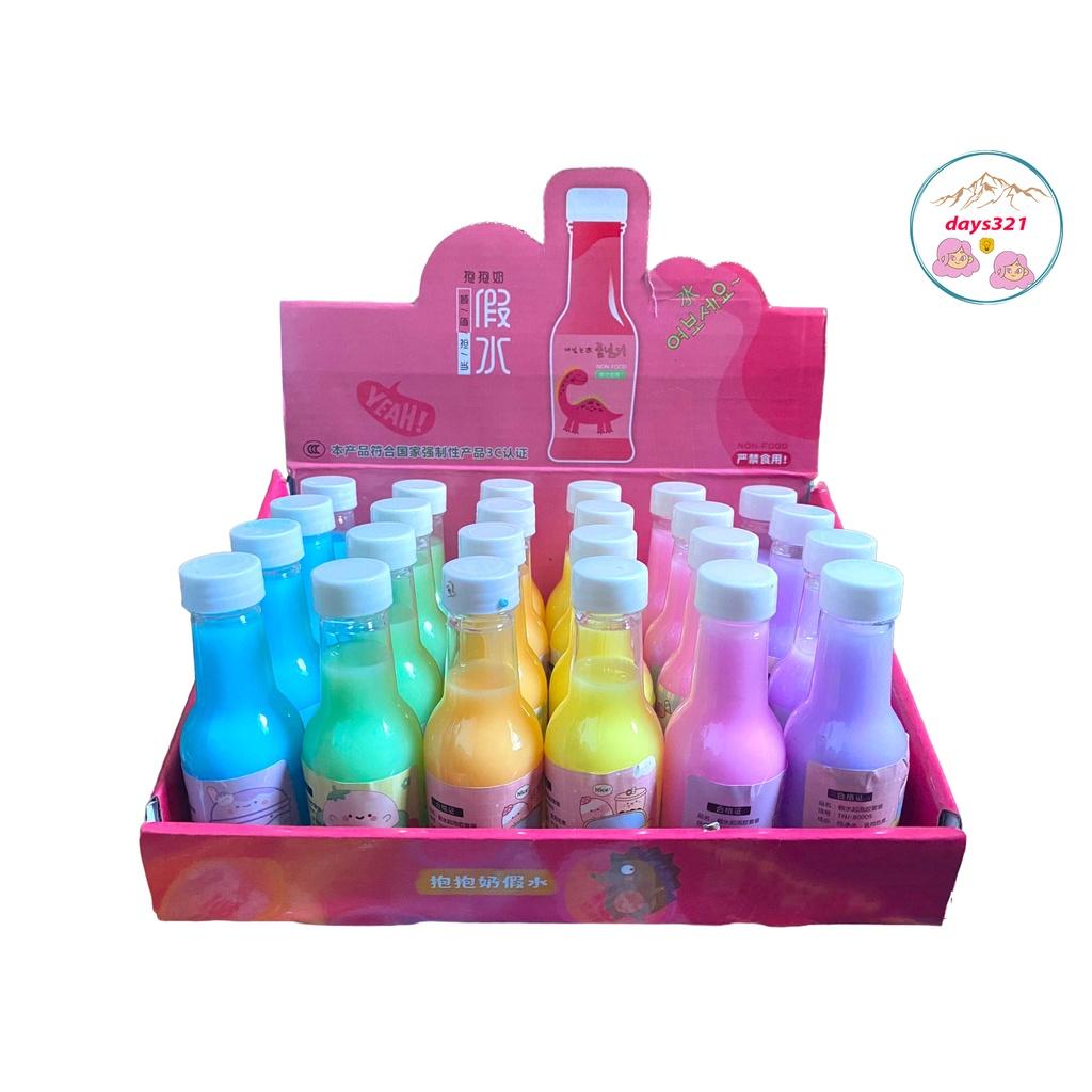 BEAR CAR MILKTEA (Basic Slime) Slime trà sữa trân châu, Đồ chơi chất nhờn ma quái dễ thương thơm mùi trà sữa