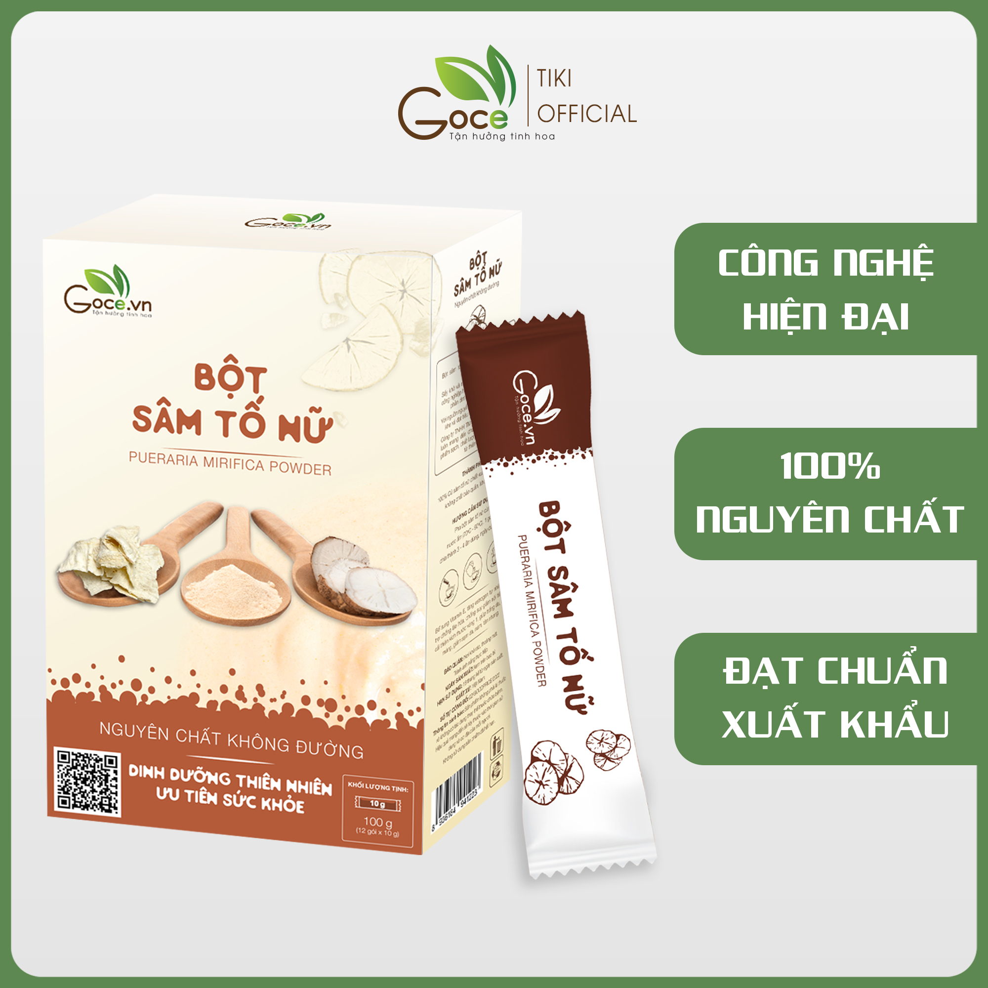 Bột sâm tố nữ nguyên chất Goce - 120g