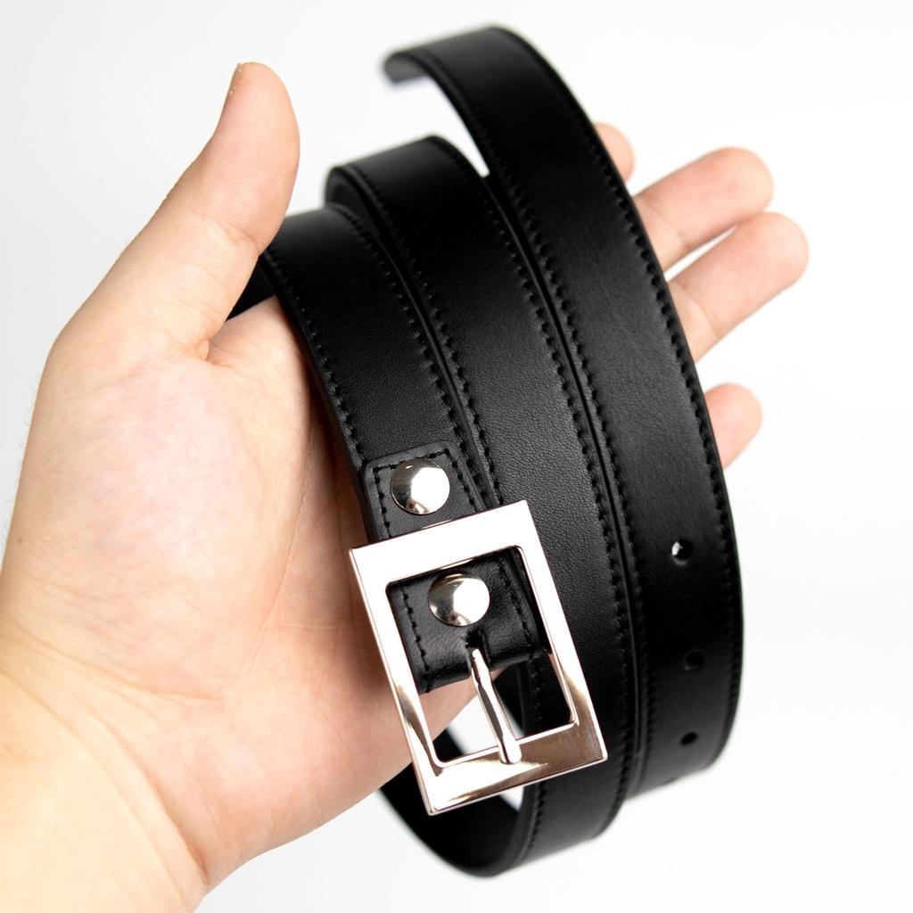 Thắt lưng da bò Lucas nhập khẩu hàng hiệuAugust mặt dây 2.5cm, hợp kim cao cấp, lỗi 1 đổi 1