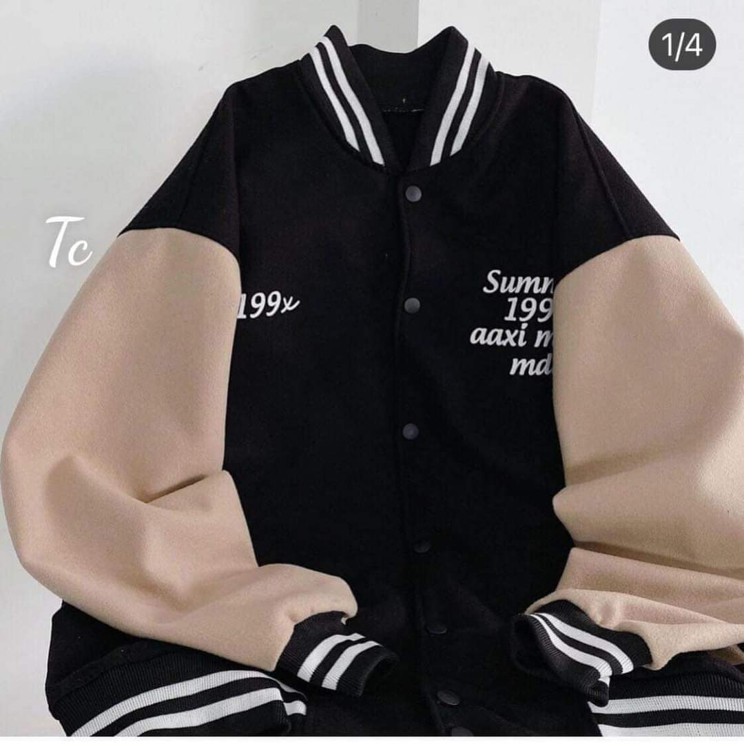 Áo Bomber 199x chất nỉ cotton