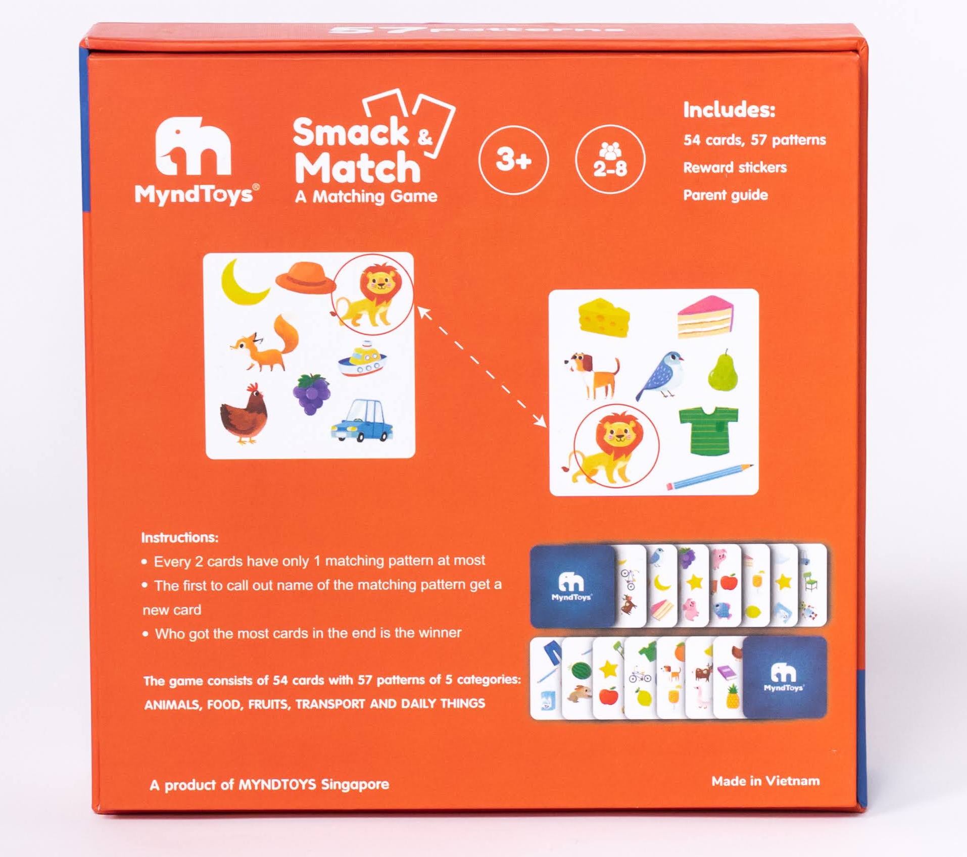 Đồ chơi Giáo dục MyndToys Game nhanh tay-mắt Smack &amp; Match – A Matching Game cho bé từ 3 tuổi