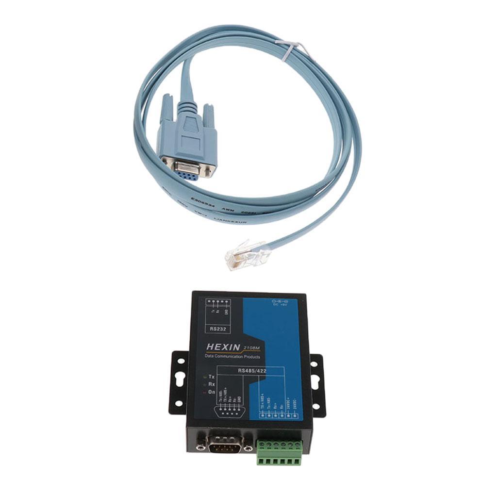 RS232 to RS422 RS485 Serial Port Converter Data Communication Adapter