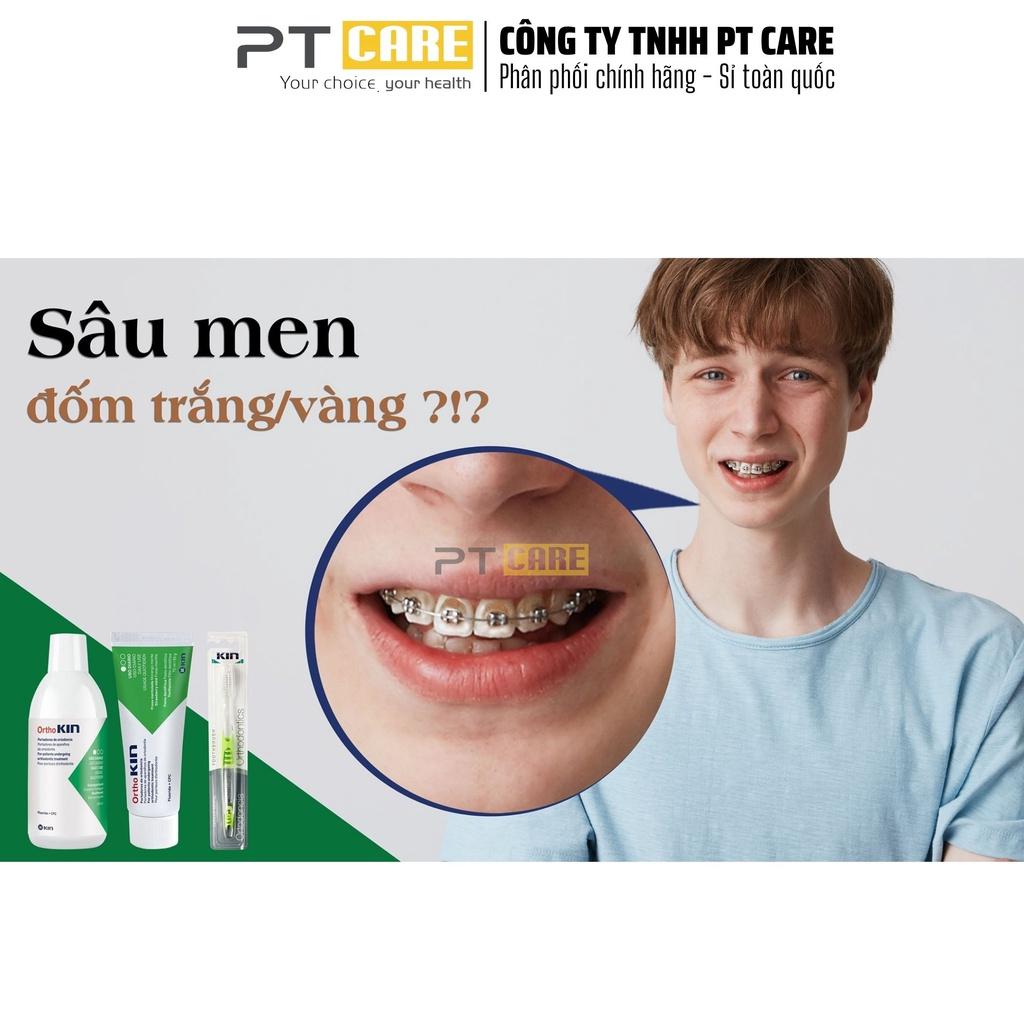 Combo Nước Súc Miệng Và Kem Đánh Răng Ortho Kin 500ml/75ml