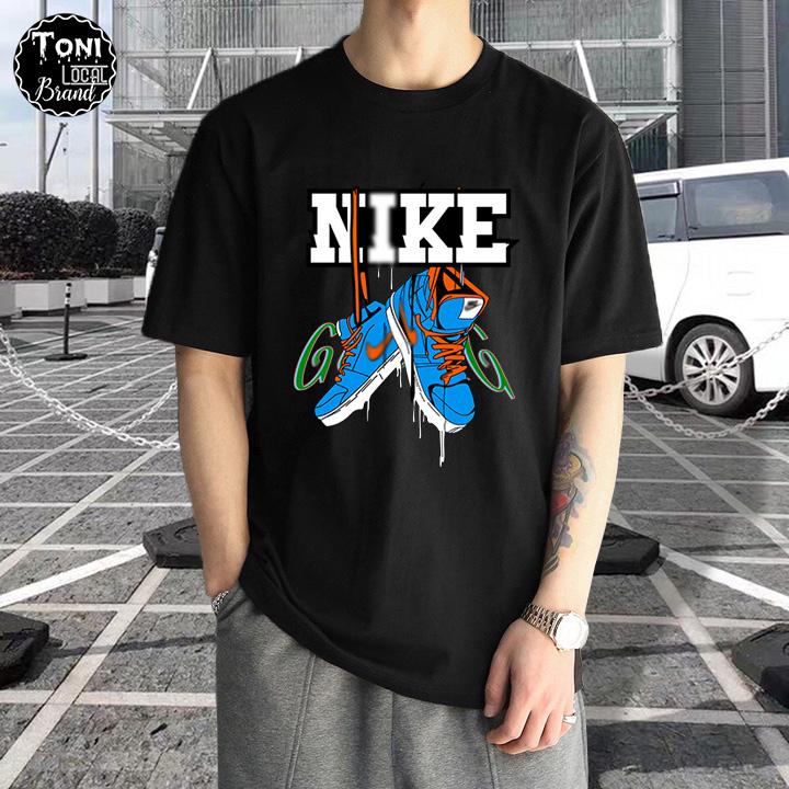 Áo Thun Tay Lỡ Local Brand NAIKI Cotton 100 form rộng nam nữ Unisex
