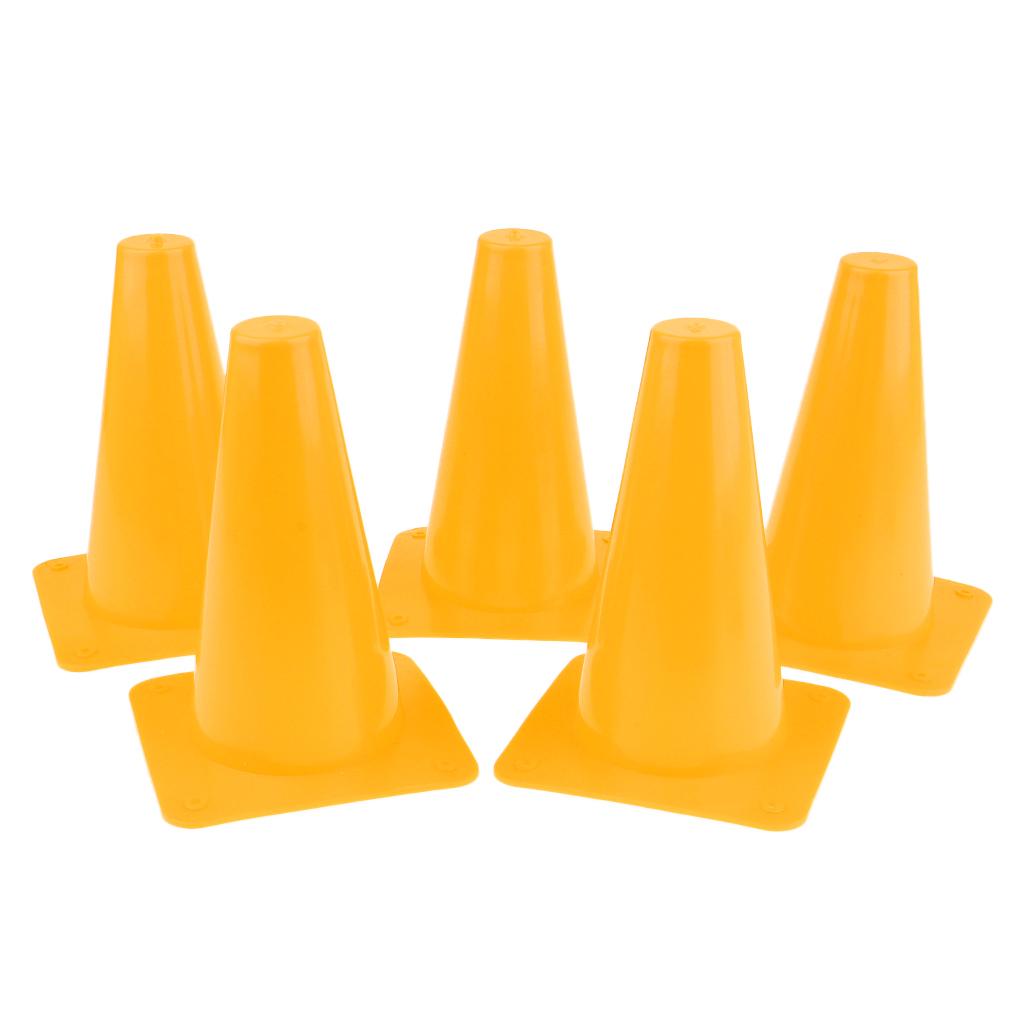 5pcs 15cm Safety Cone for Sports Training Soccer Agility Skateboard Skating