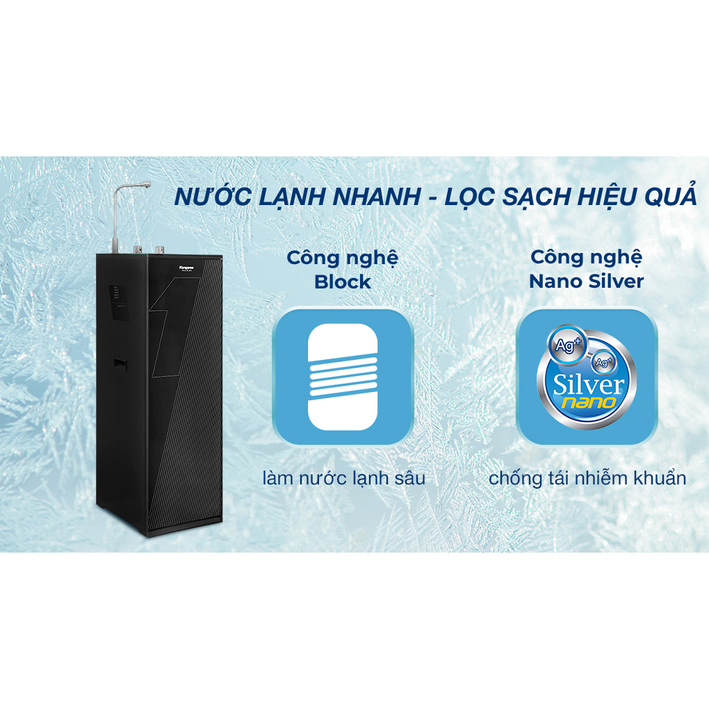 Máy lọc nước Kangaroo Hydrogen nóng lạnh Infinity KG10A9I - Hàng chính hãng