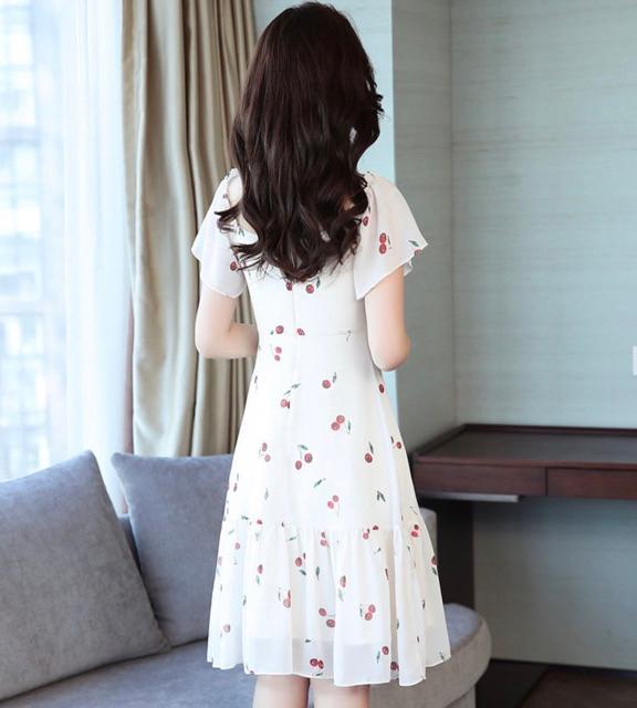 Đầm Suông Dài Đỏ In Freesize