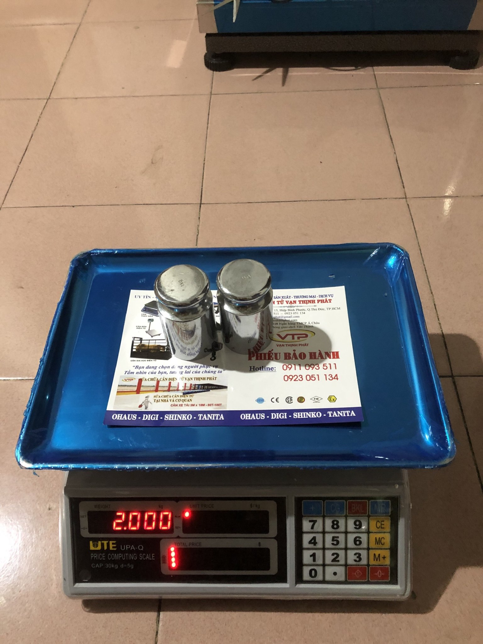 Cân Điện Tử Tính Tiền UTE UPA-Q 30 KG