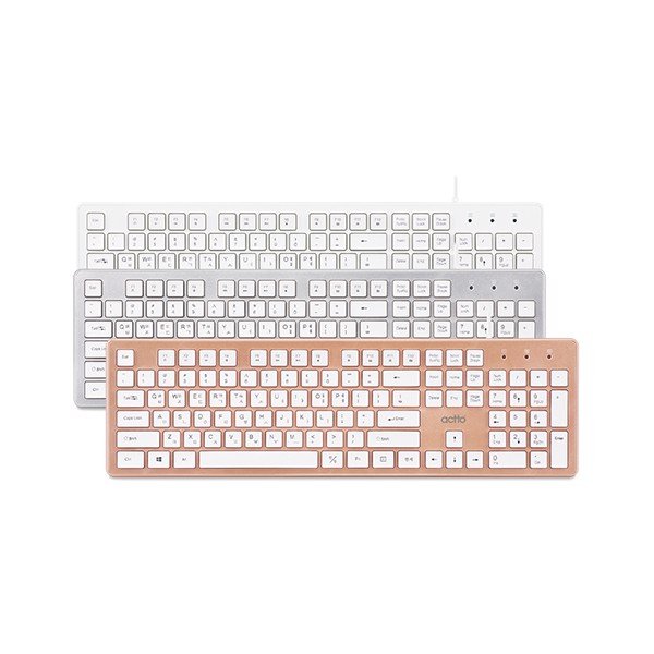 Bàn phím văn phòng có dây - Aurora Keyboard Actto KBD-46 - Hàng chính hãng