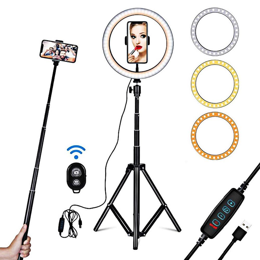 Vòng ánh sáng lấp đầy 26cm để chụp ảnh,trang điểm, phát trực tiếp YouTube