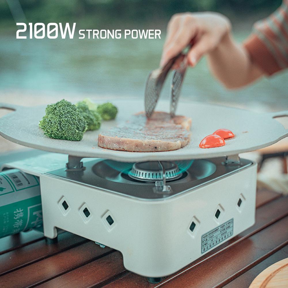 Portable Butane Stove 2100W Camping Cassette Stove Burner for Outdoor Camping Backpacking Picnic