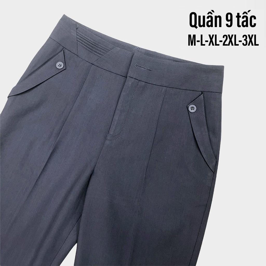 Quần Lửng 9 Tấc Nữ Lưng Cao, Quần Tây Công Sở Hàng Đẹp