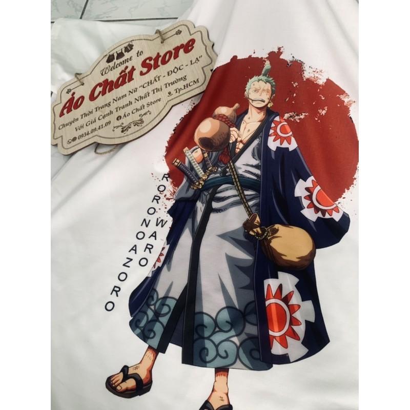 Áo Phông Tay Lỡ Unisex Roronoa Zoro