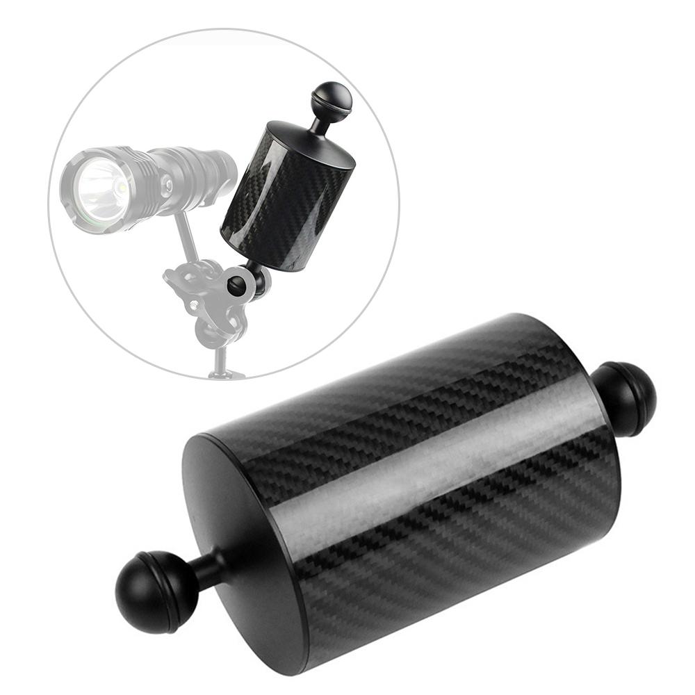 Phao nổi Cánh tay 5 inch dưới nước hợp kim nhôm Quả cầu sợi carbon nổi để lặn chụp ảnh