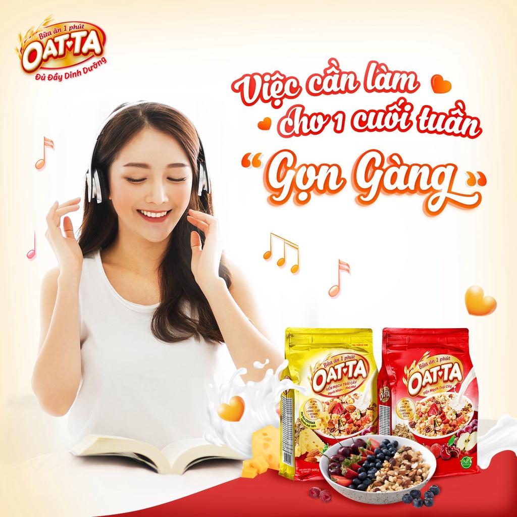 Ngũ Cốc Yến Mạch Nguyên Chất OATTA Thơm Ngon Thích Hợp Cho Người Giảm Cân Túi 400g