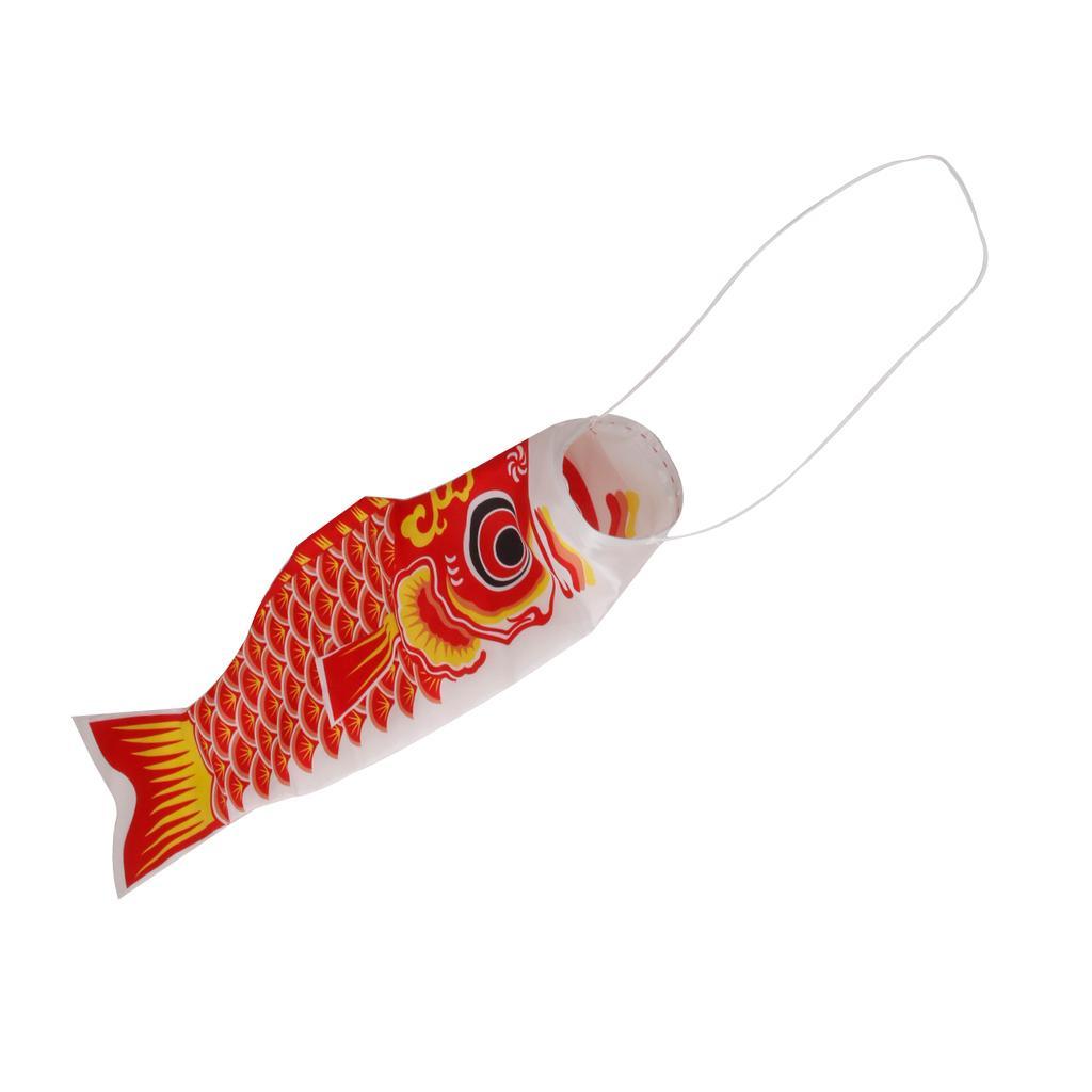 5x Japanese Windsock Carp Flag  Streamer Outdoor Garden Hanging Decor