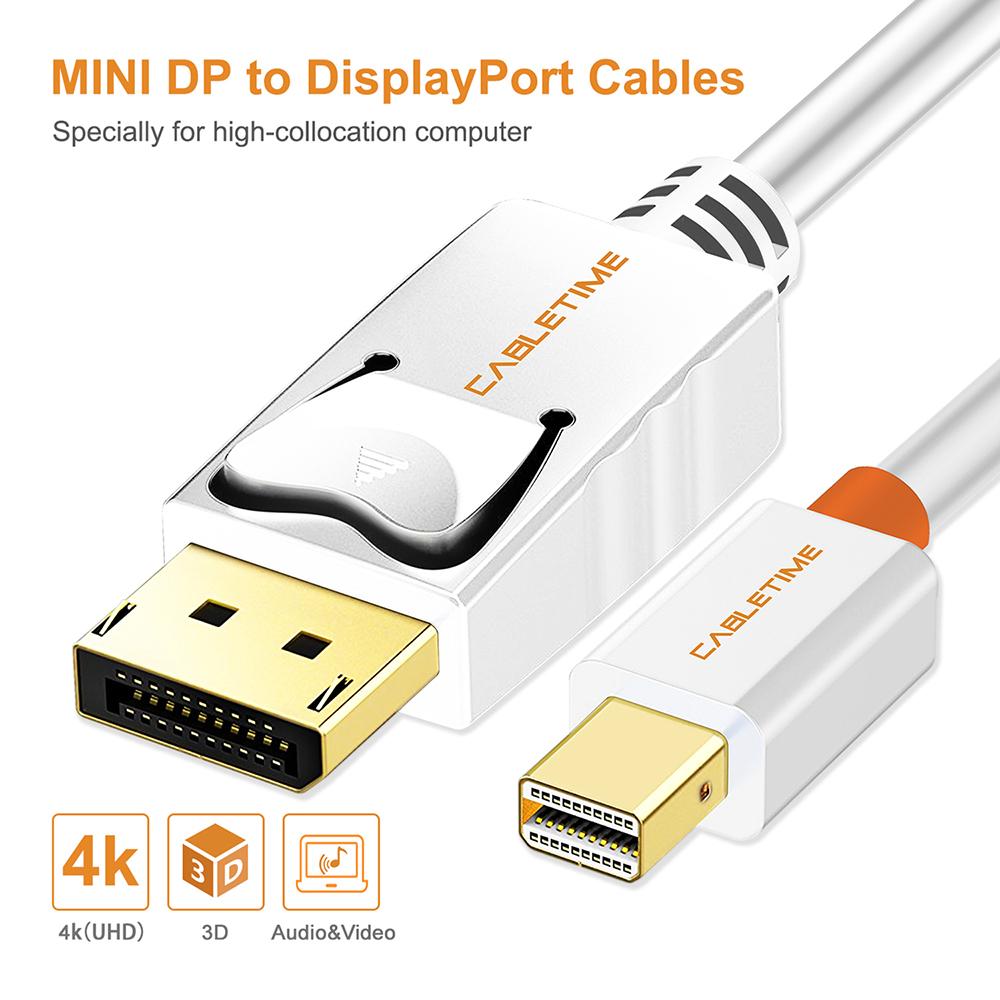 Cáp chuyển đổi di động Thunderbolt DP - DP, cổng HD cho máy chiếu HDTV, PC