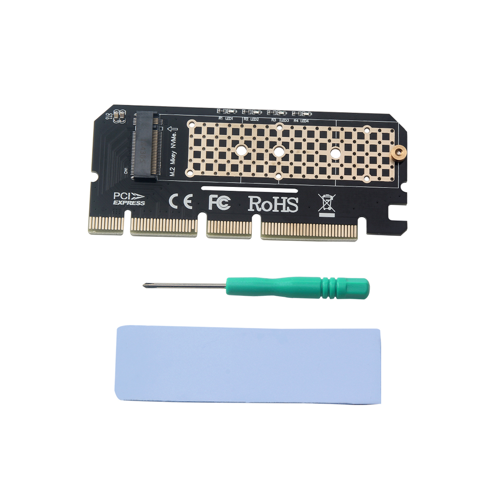 Bộ Chuyển Đổi Thẻ M.2 Nvme SSD Ngff Sang PCIe3.0 X16 Hỗ Trợ Thẻ PCI Express 3.0 X4