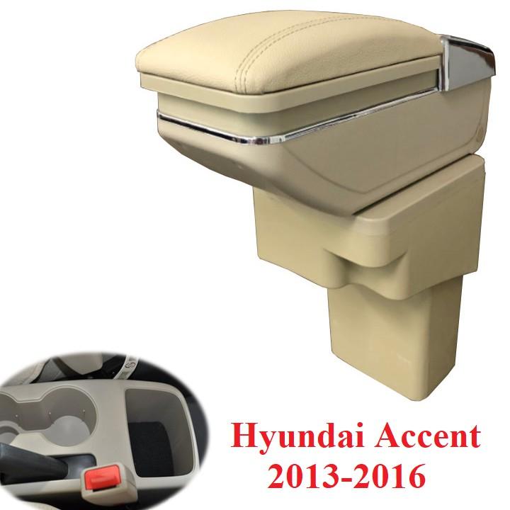  Bộ hộp tỳ tay ô tô Hyundai Accent 2013-2016 cao cấp: Mã JDZX-HDAC1416 -Hàng Chính Hãng