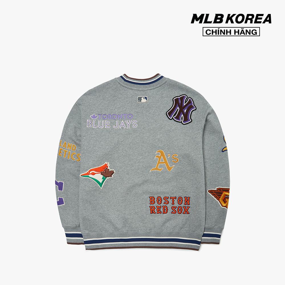 MLB - Áo sweatshirt tay dài phom suông Multi Logo Overfit 3AMTN0224