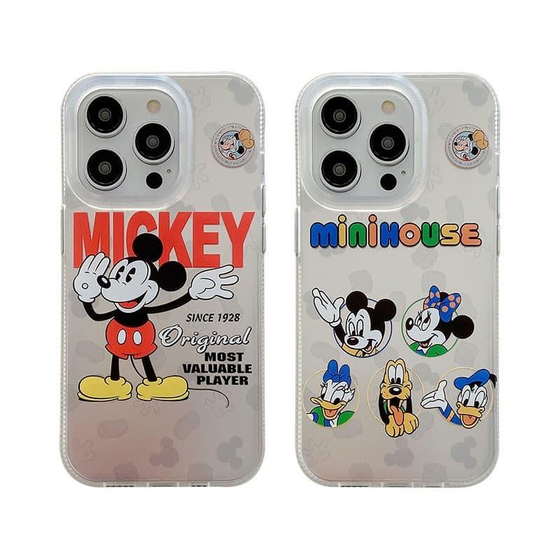 Ốp Điện Thoại In Hoạt Hình Mickey minihouse Dễ Thương Cho iphone 14 Pro Max 14 plus 13 Pro Max 13 13pro 11 12Pro 12 Pro Max